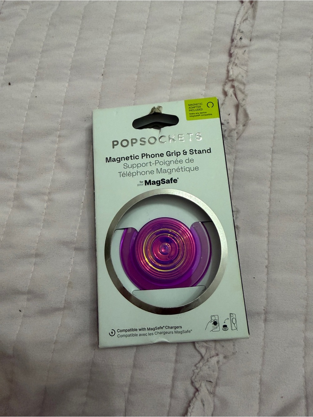 PopSockets Magnetic Phone Grip & Stand - Purple Iridescent